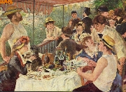 Mahlzeit auf dem Bootsausflug nach Renoir